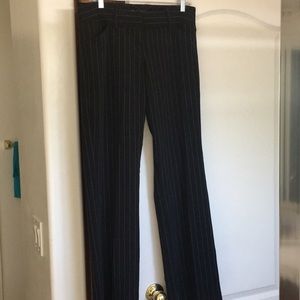 Pin Stripe My Michelle Straight Leg Dress Slacks
